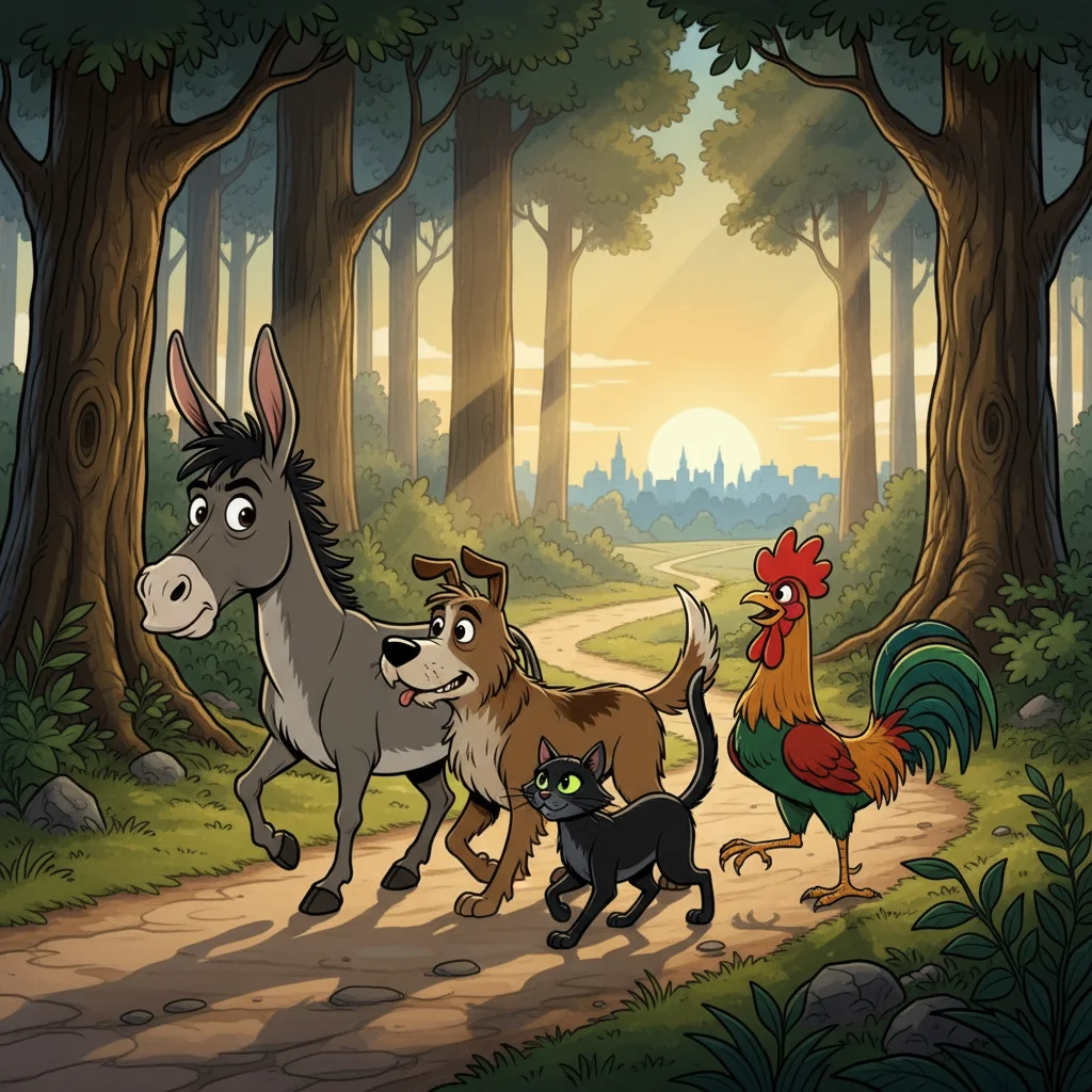 Illustration for: Setting Out at Dawn