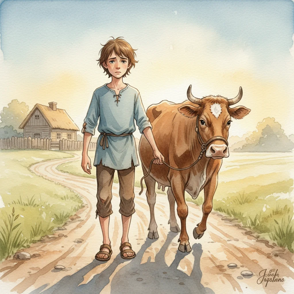 Illustration for: Jack and the Cow