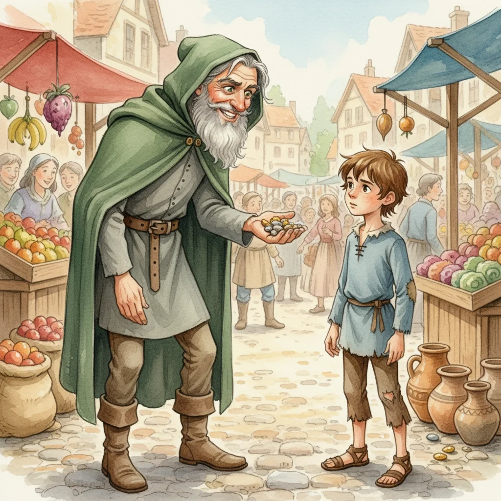 Illustration for: The Magic Beans