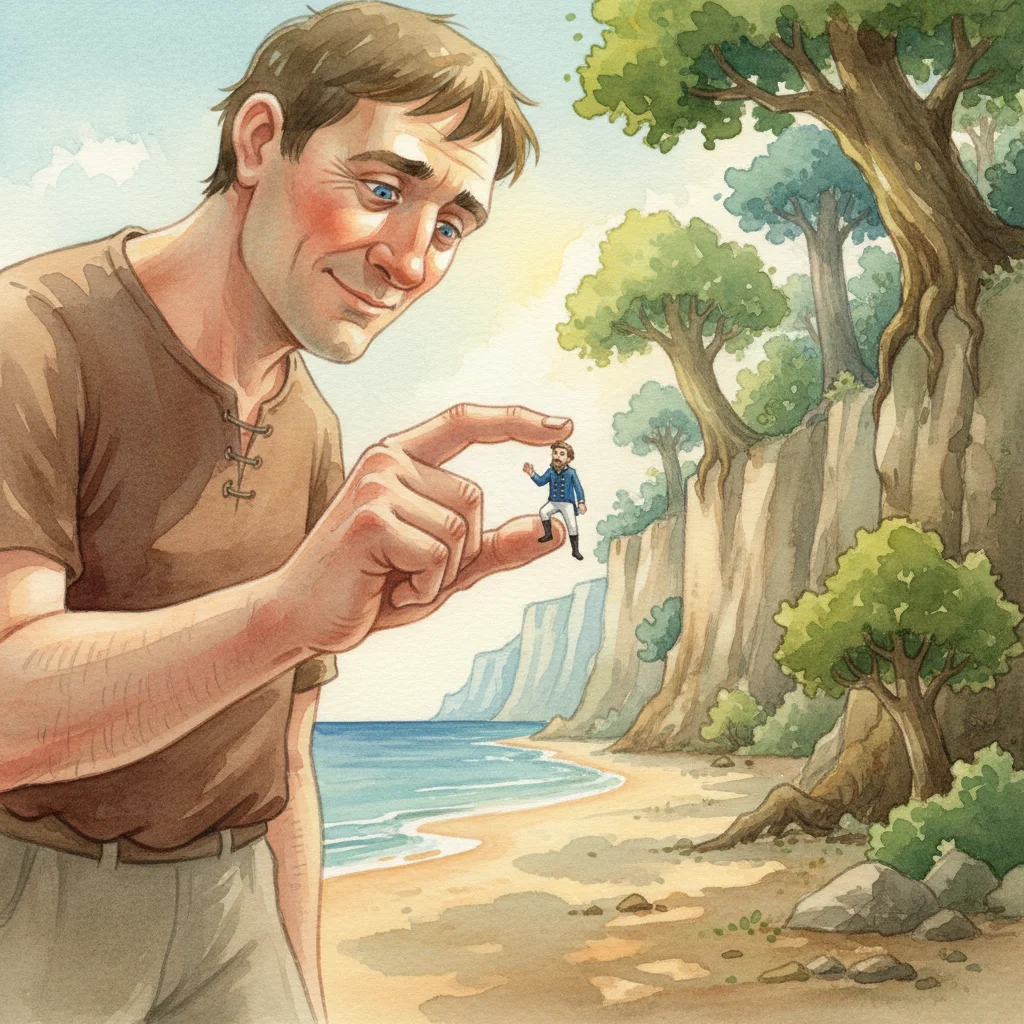 Illustration for: Caught by a Gentle Hand