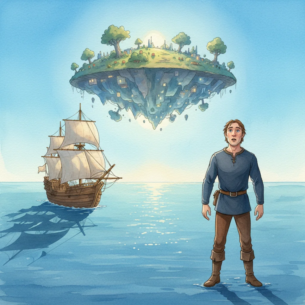 Illustration for: A Giant Shadow in the Sky