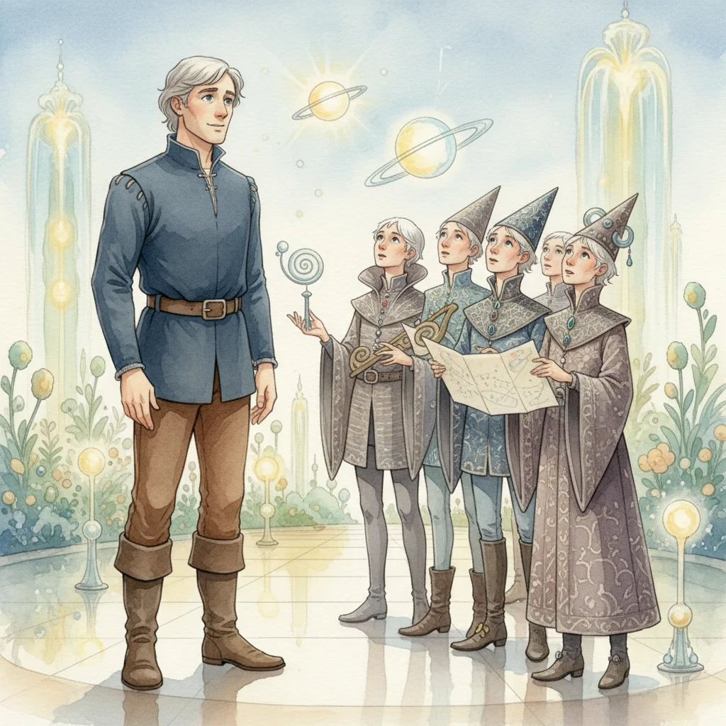 Illustration for: Meeting the Sky People