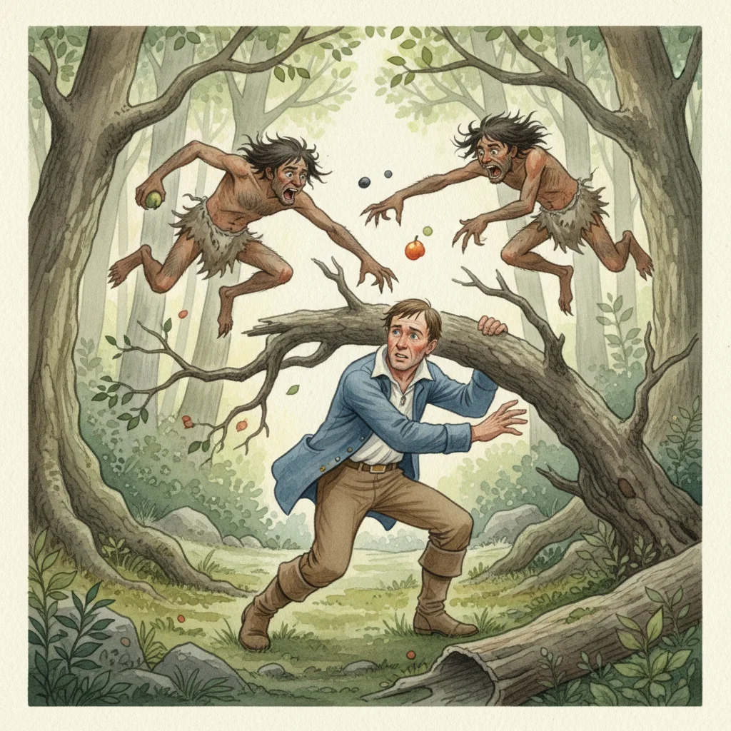 Illustration for: Meeting the Wild Yahoos