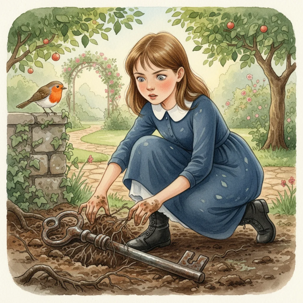 Illustration for: The Key Beneath the Earth