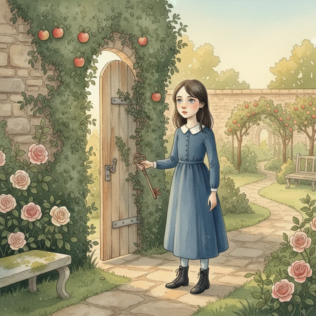 Illustration for: The Locked Door