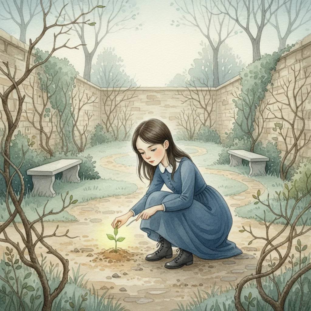 Illustration for: The Sleeping Garden