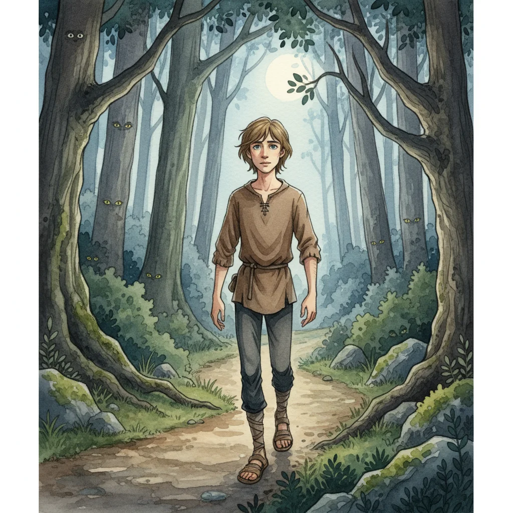 Illustration for: Through the Whispering Forest