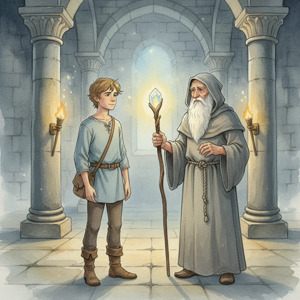 Illustration for: Meeting a Magical Helper