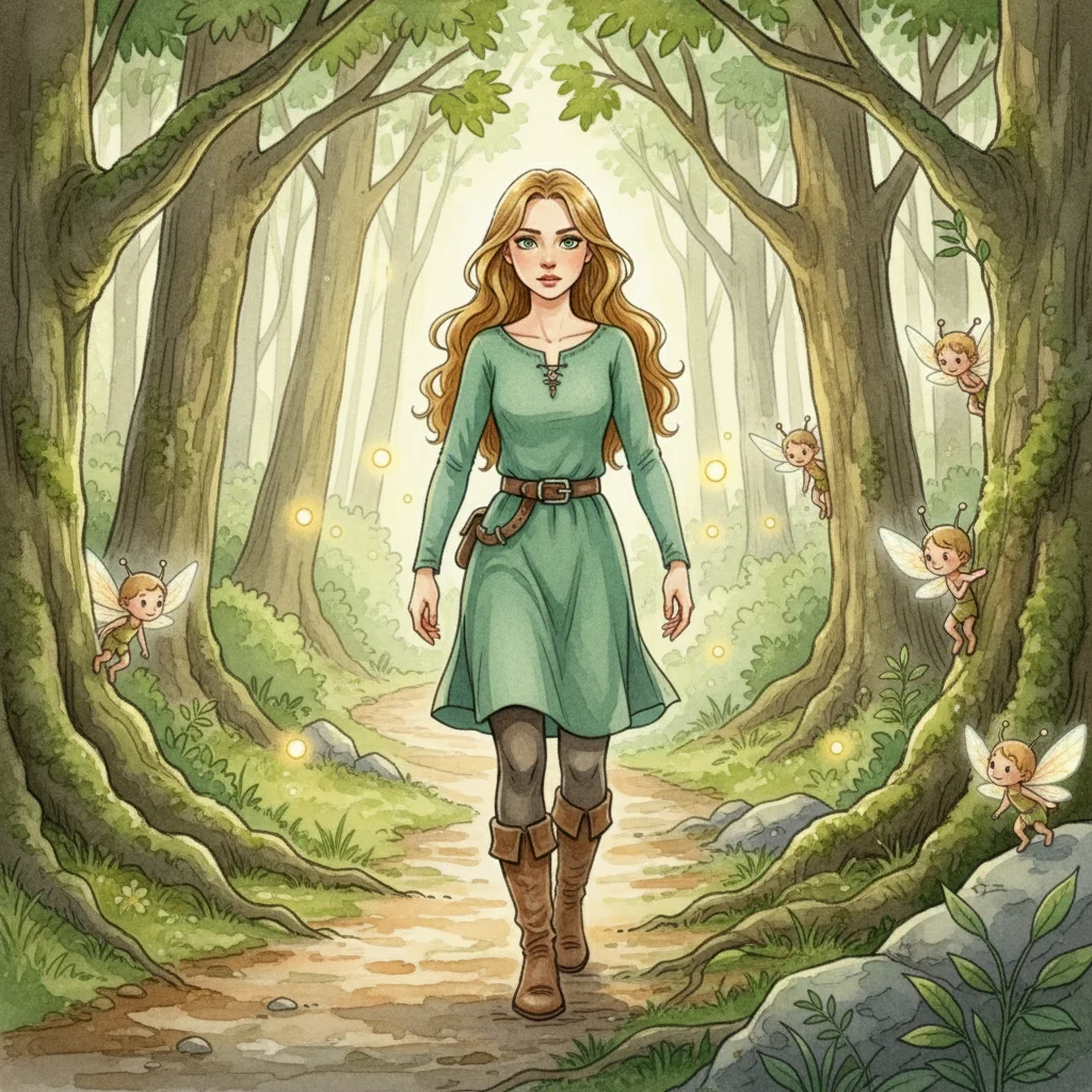 Illustration for: Journey Through the Forest