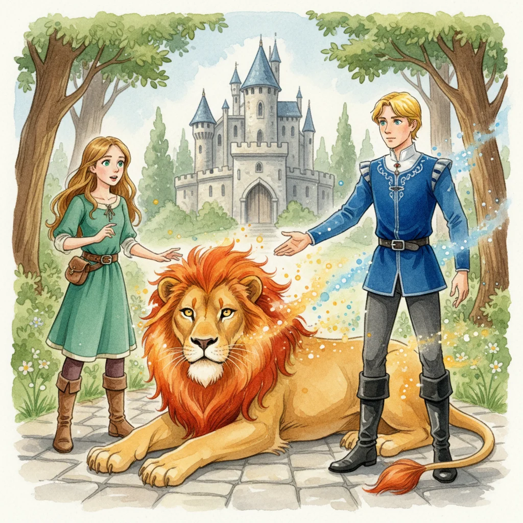 Illustration for: The Lion Prince