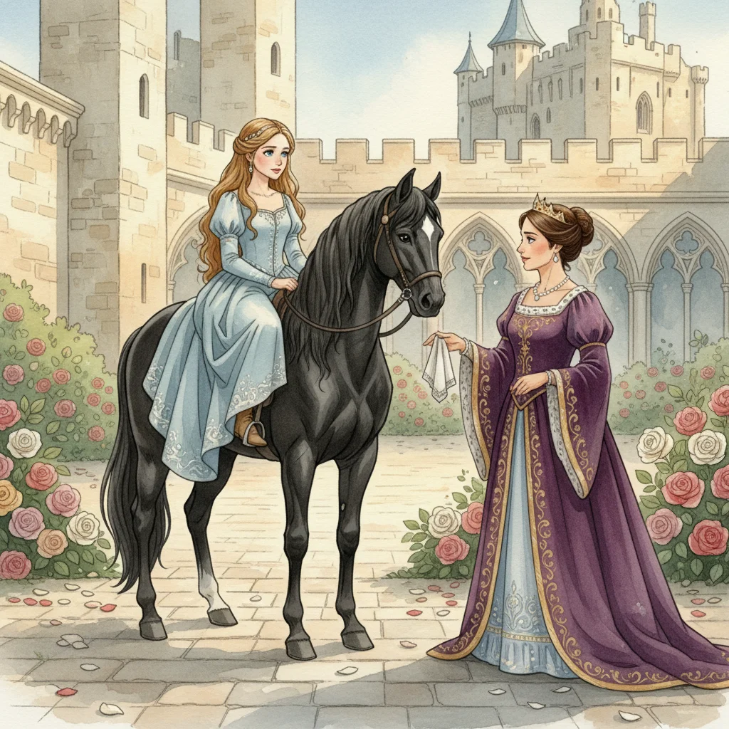 Illustration for: Farewell at the Castle