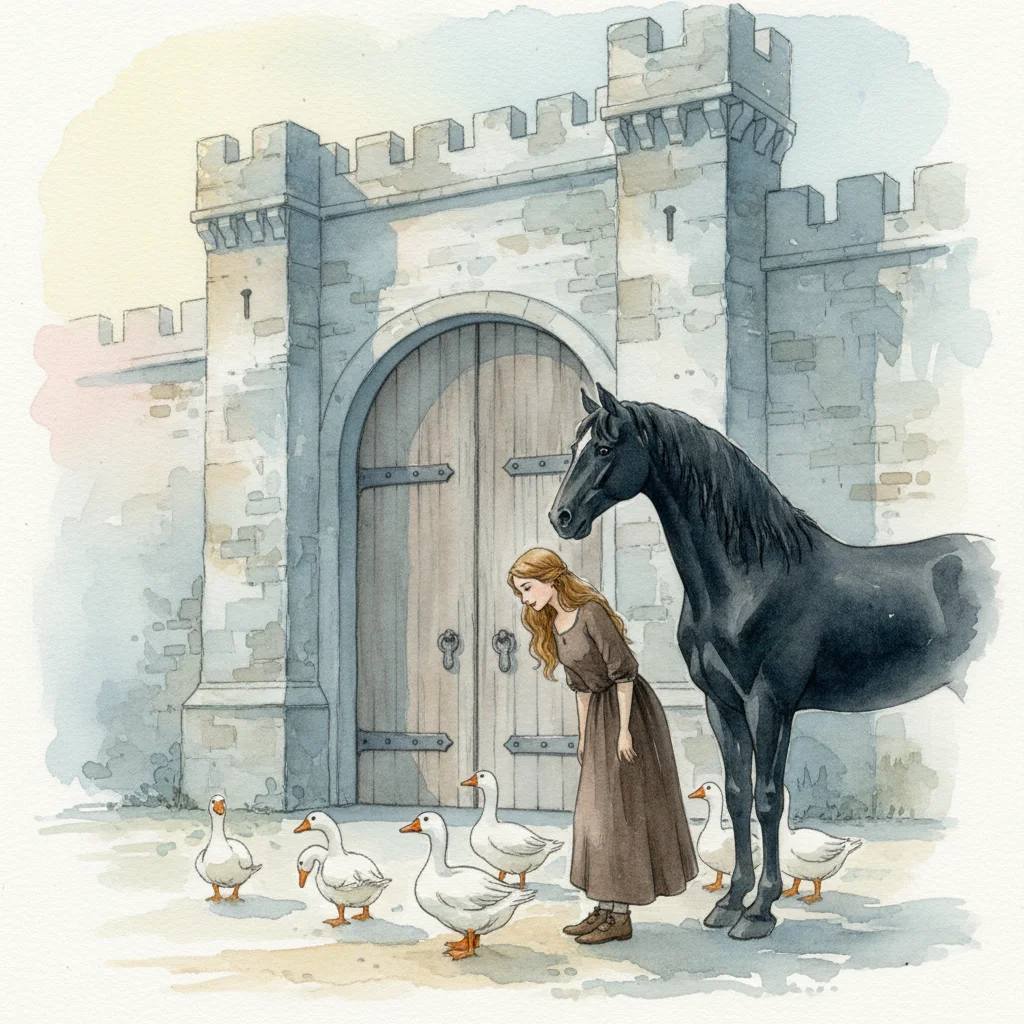 Illustration for: Whispering to Falada