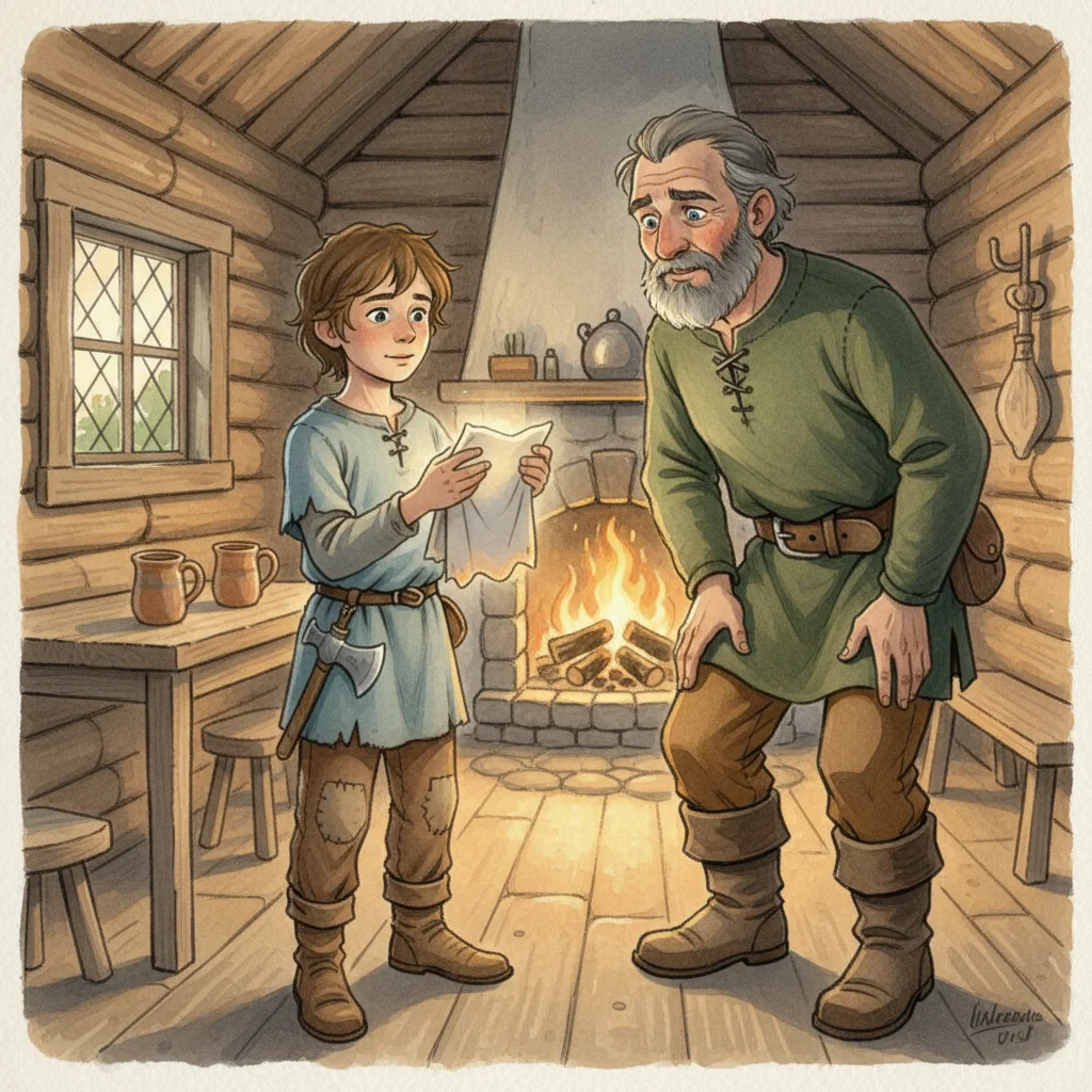 Illustration for: Home to Father