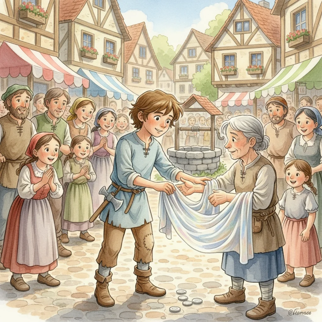 Illustration for: Helping the Village