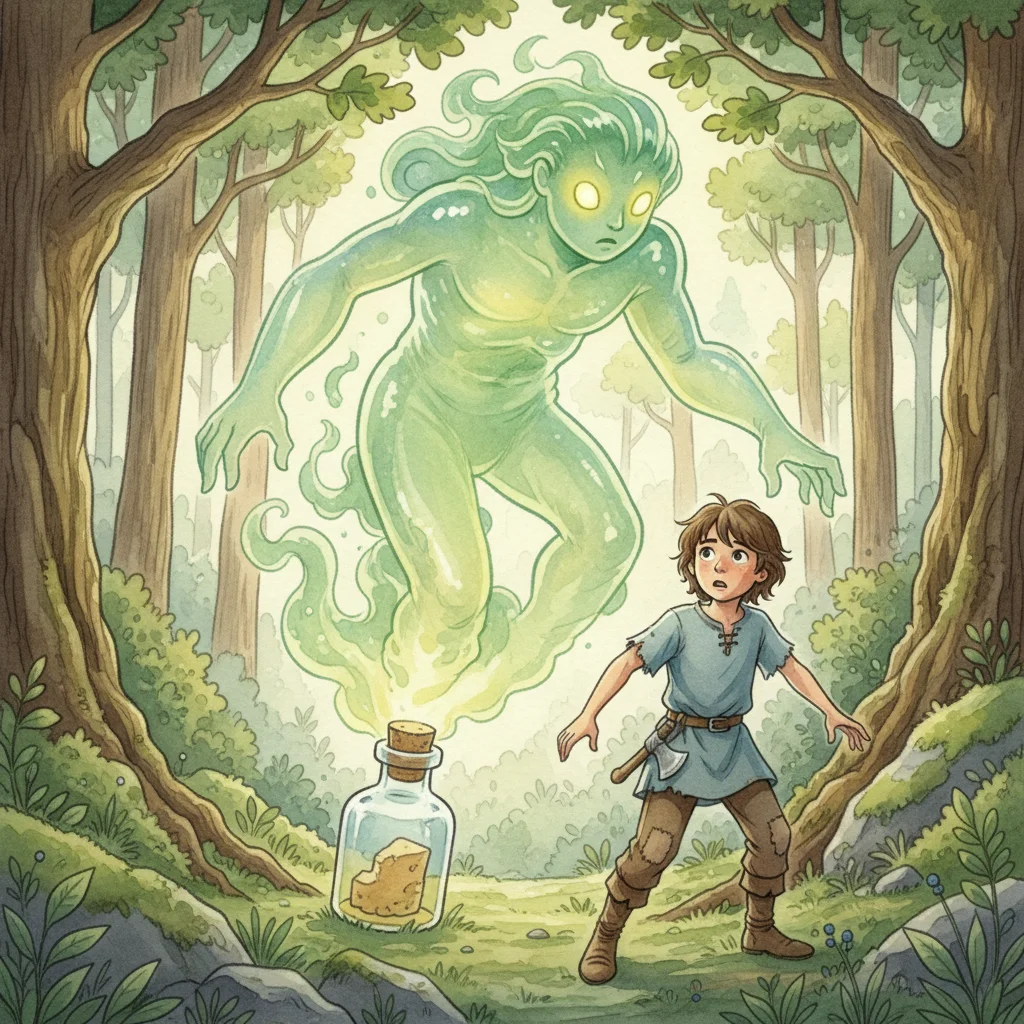 Illustration for: The Giant Spirit's Roar