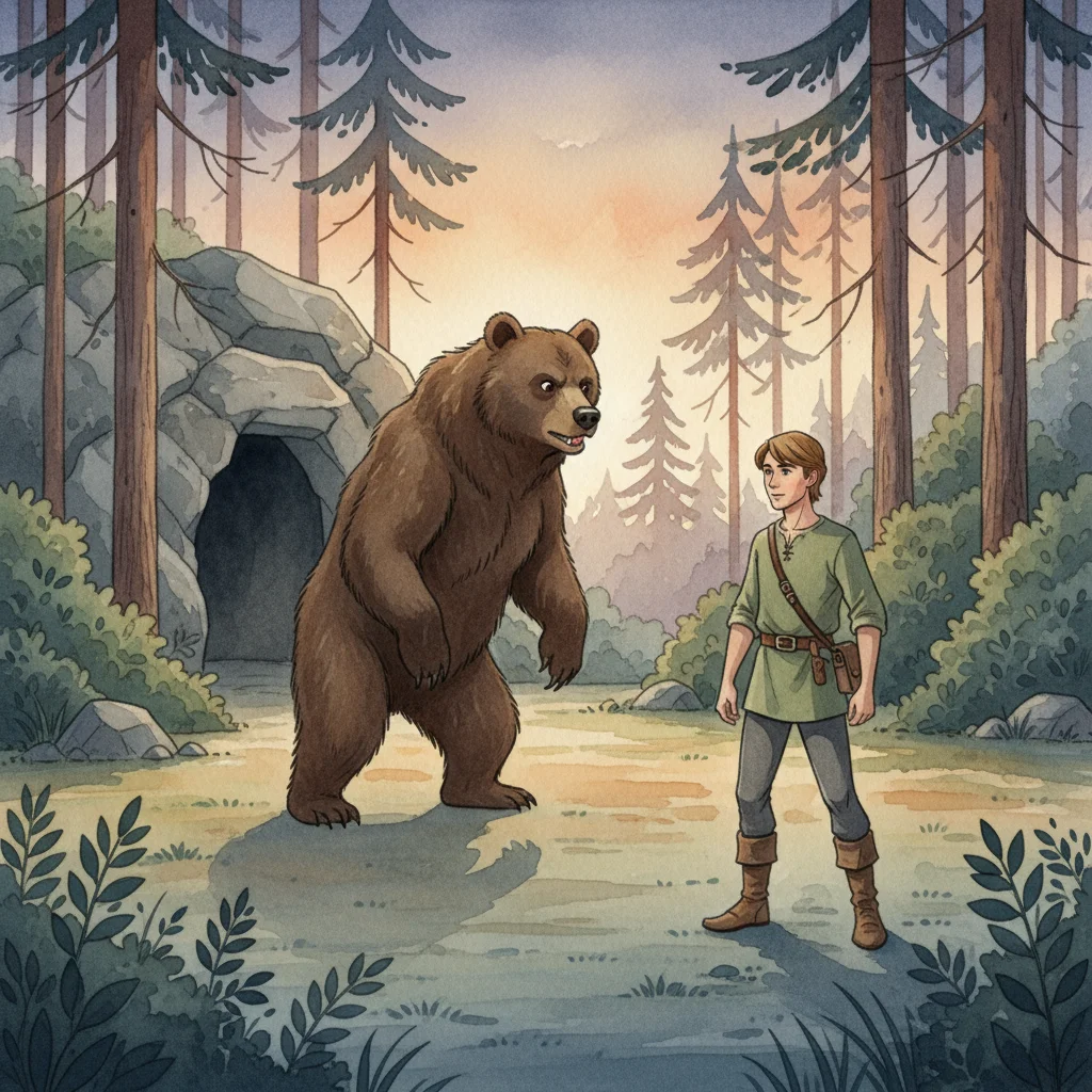 Illustration for: The Bear's Challenge