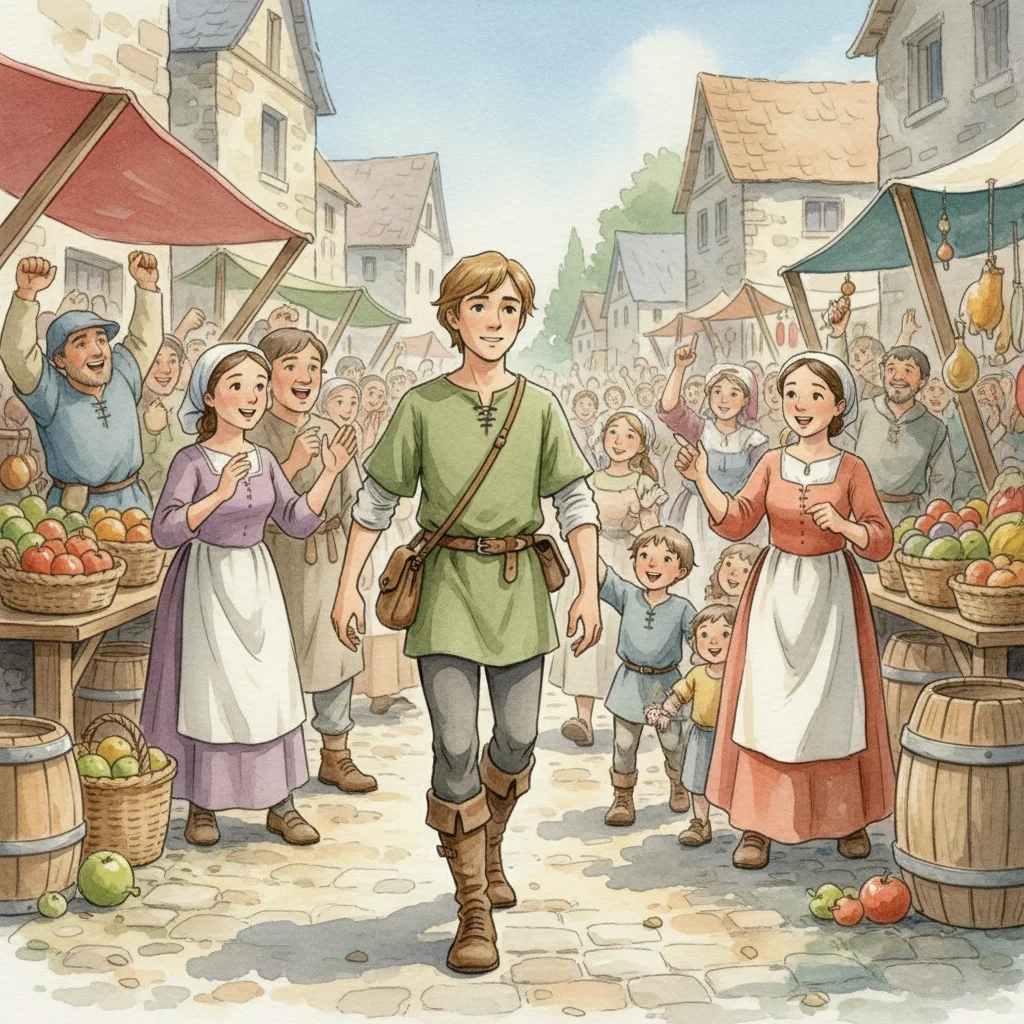 Illustration for: A Hero Celebrated