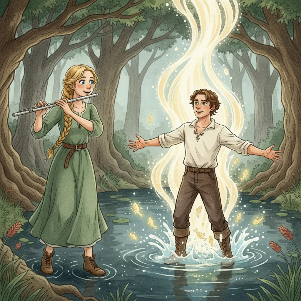 Illustration for: The Husband's Return