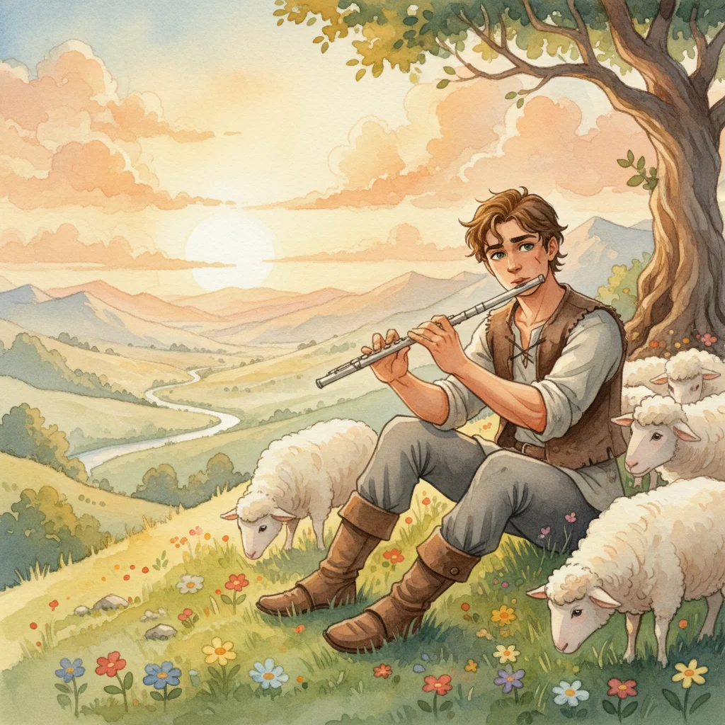 Illustration for: The Shepherd's Song