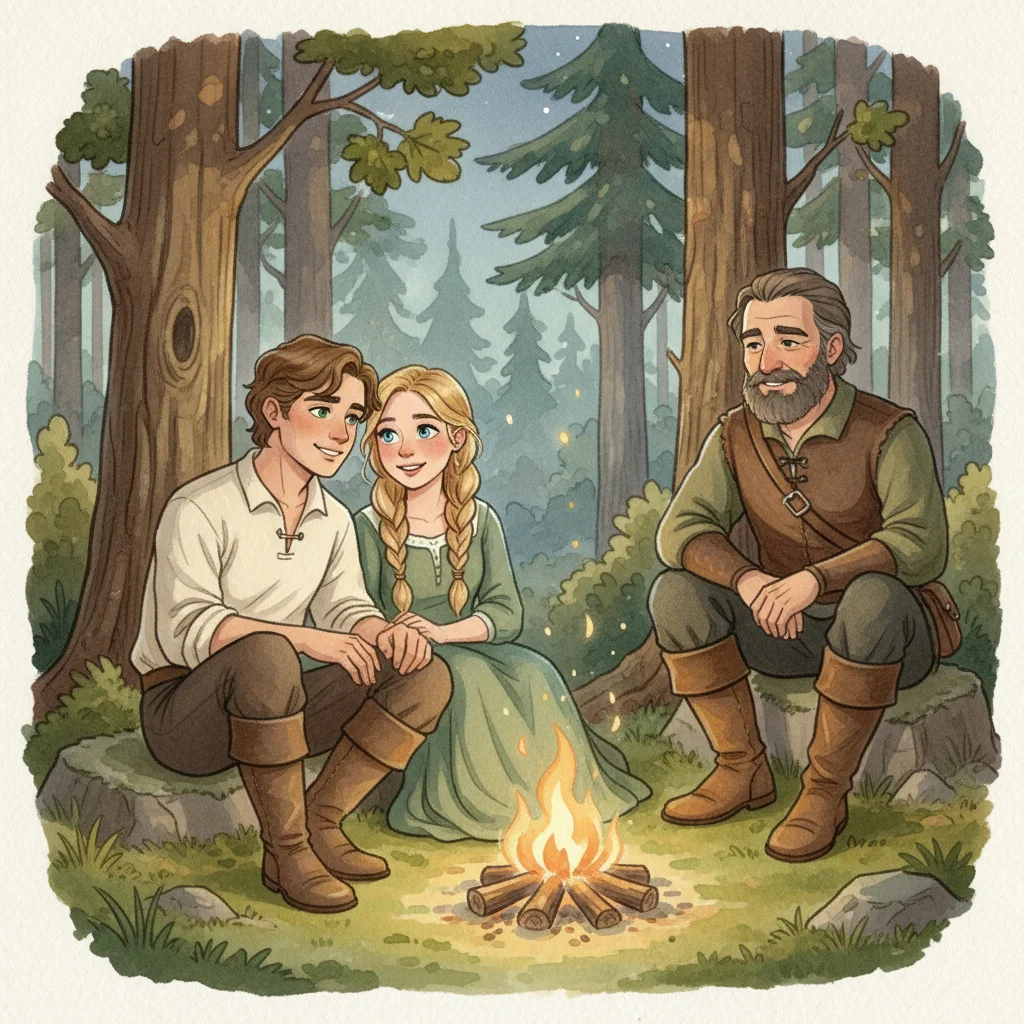 Illustration for: Love in the Forest