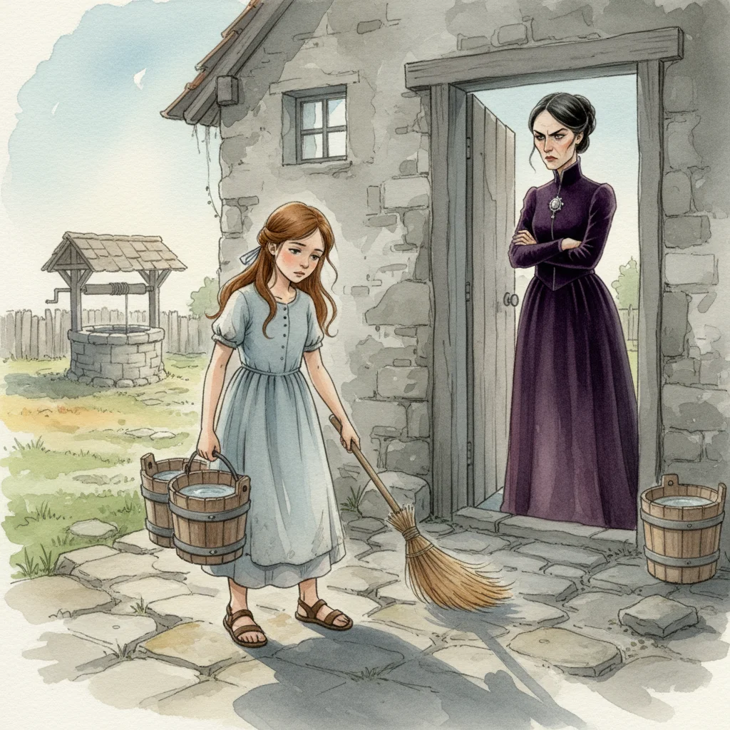 Illustration for: A Life of Endless Chores