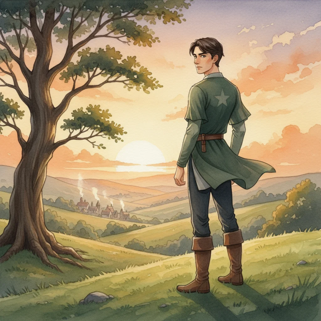 Illustration for: The Clever Young Man