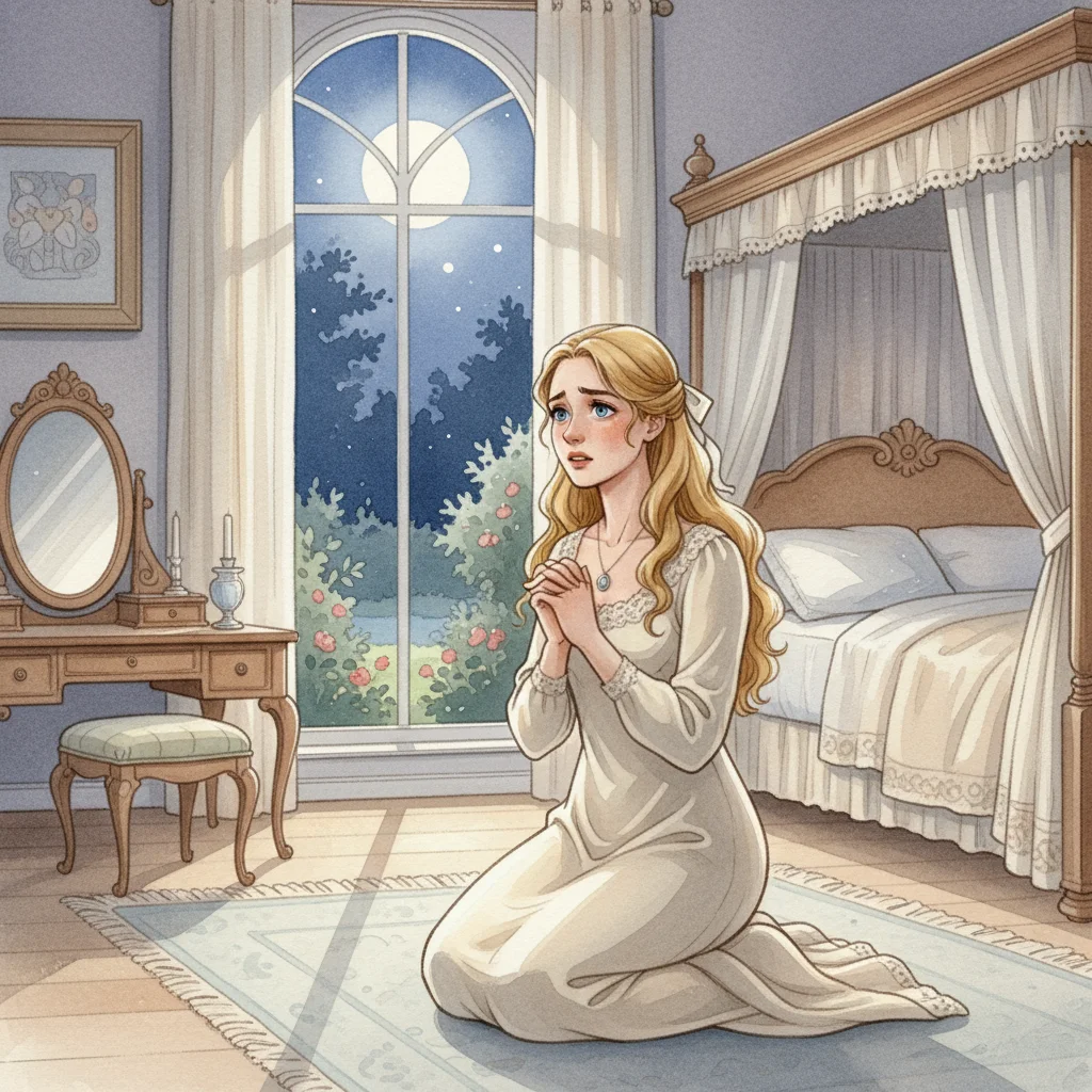 Illustration for: Lucie's Anxious Prayers