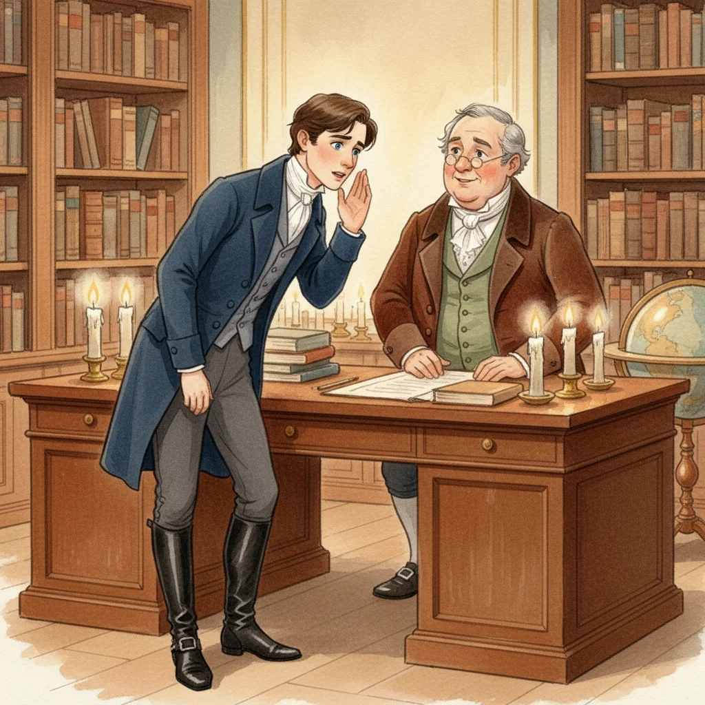 Illustration for: Darnay's French Secret