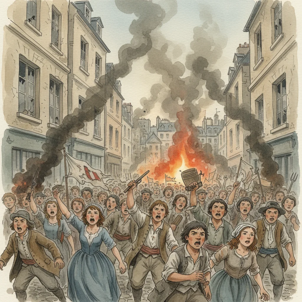 Illustration for: Paris in Flames
