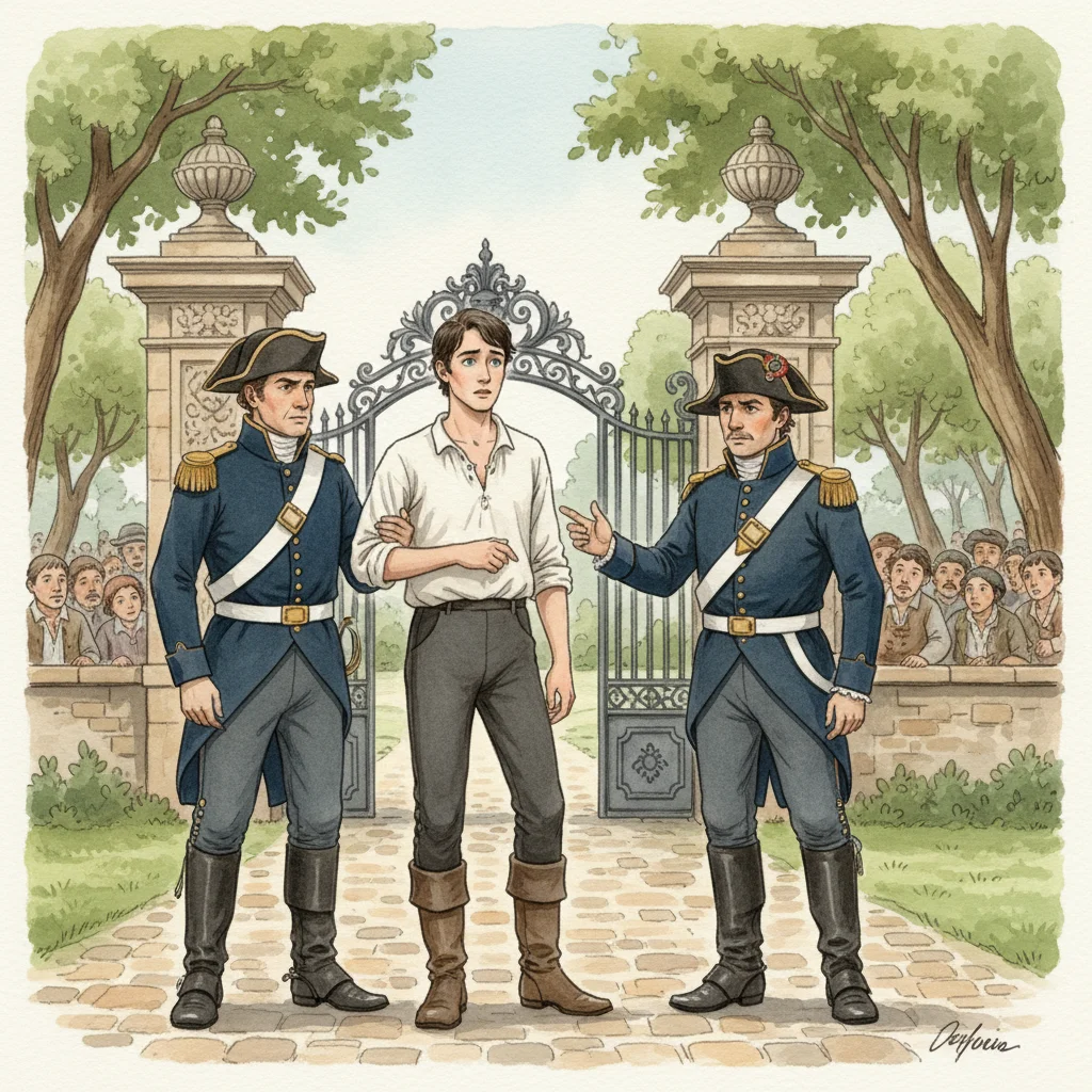 Illustration for: Darnay’s Capture