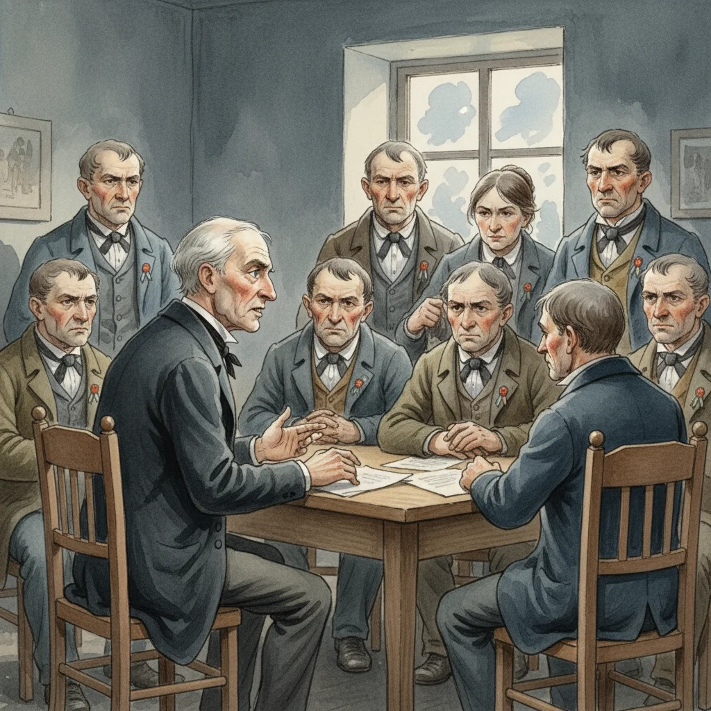 Illustration for: Doctor Manette's Appeal