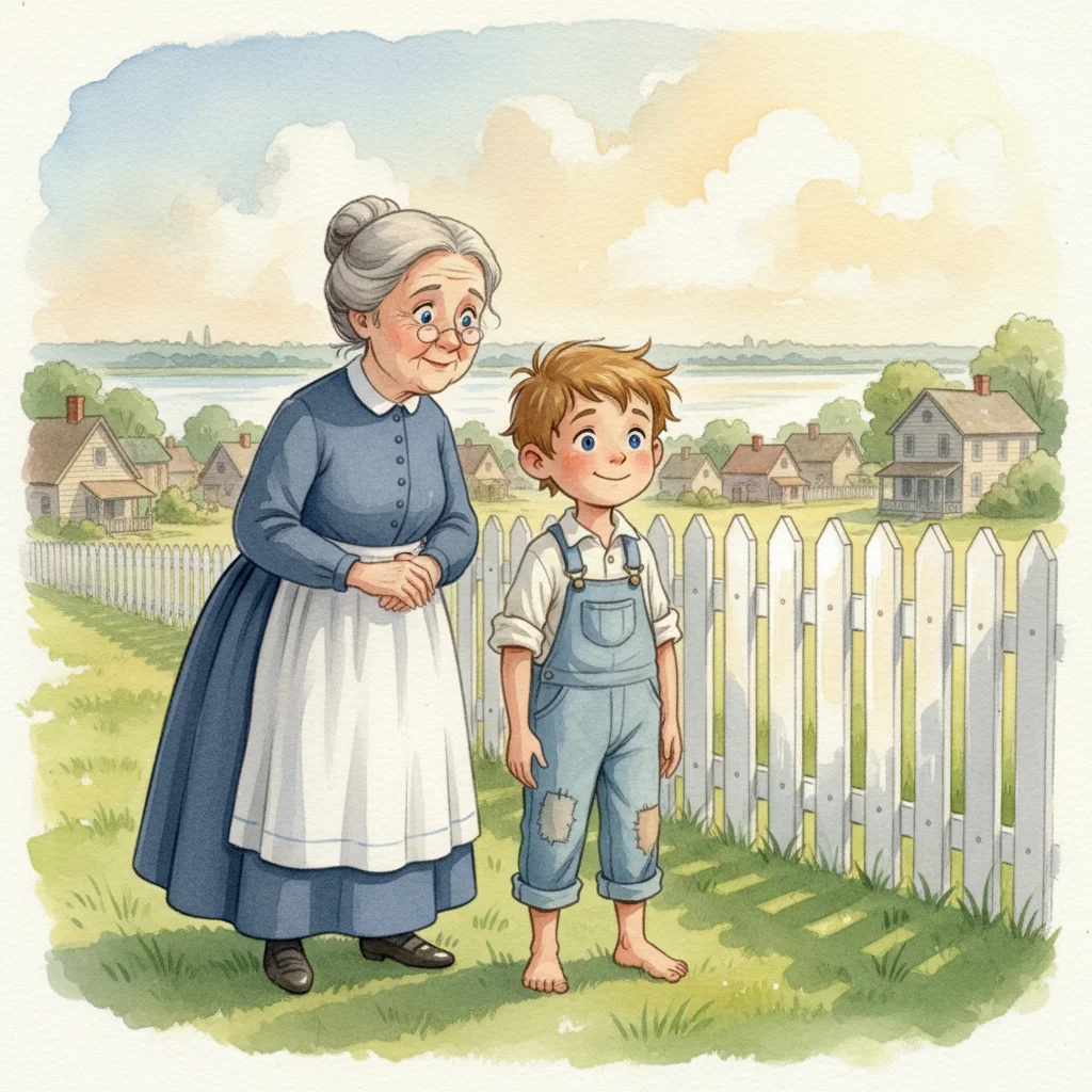 Illustration for: Aunt Polly's Surprise