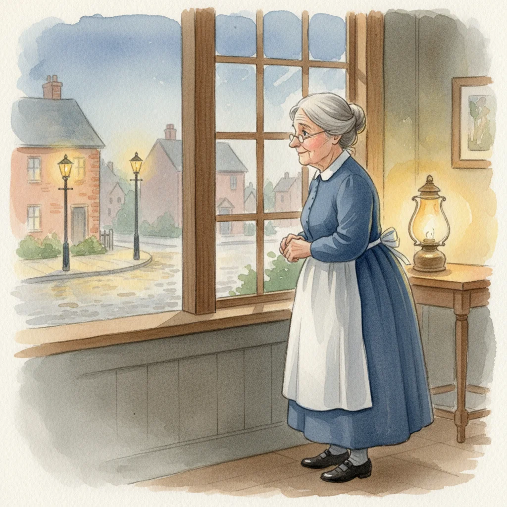 Illustration for: Aunt Polly's Whisper