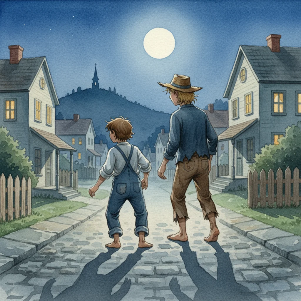 Illustration for: Through the Silent Town