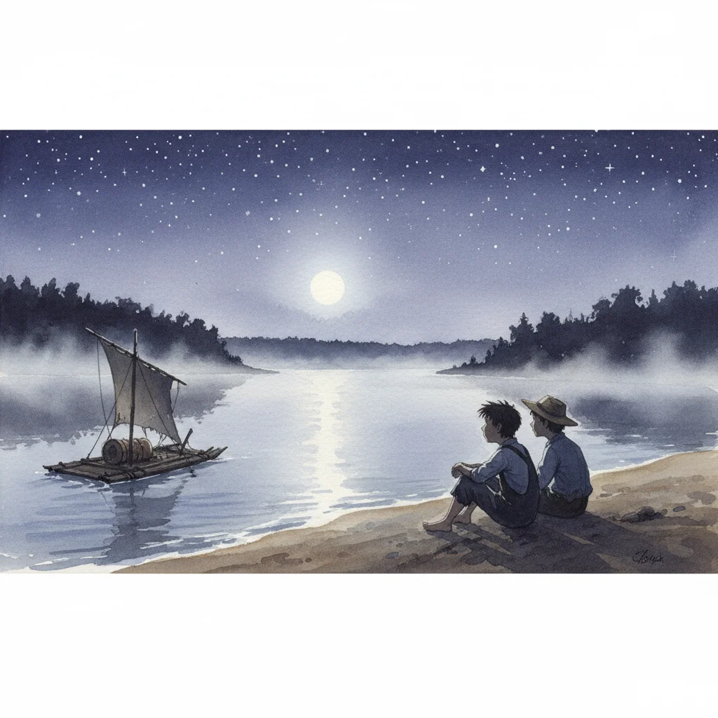 Illustration for: The Song of the River