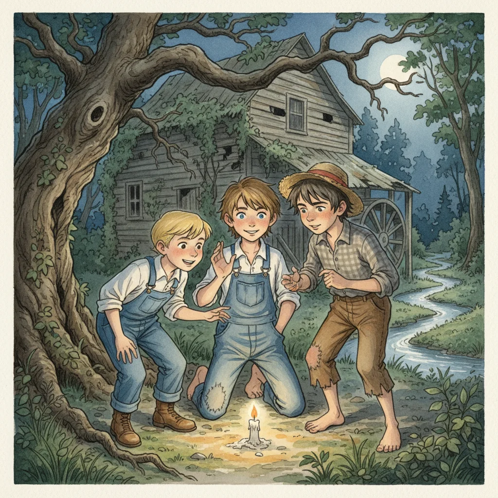 Illustration for: The Band of Outlaws