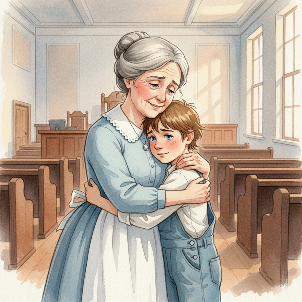 Illustration for: Aunt Polly's Praise