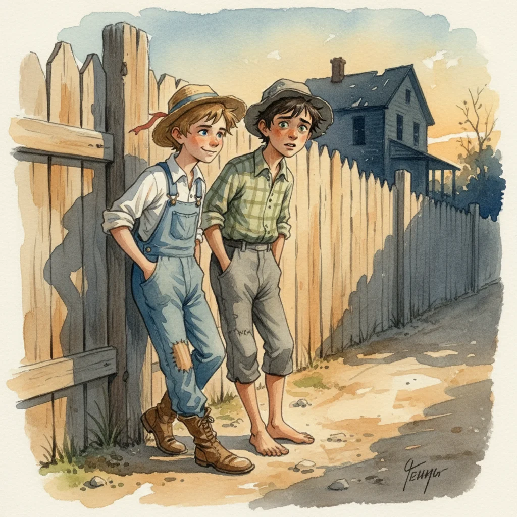 Illustration for: A Rumor at Dusk