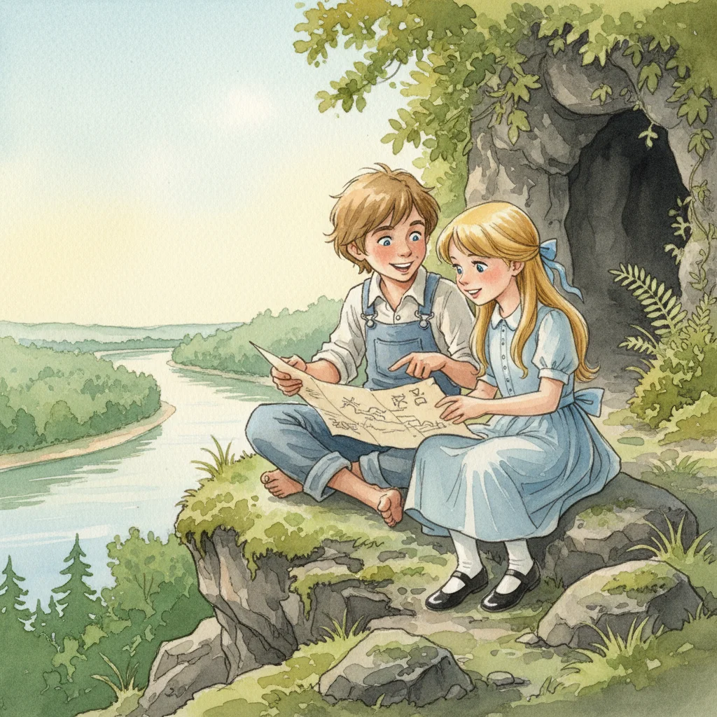 Illustration for: Studying the Treasure Clues