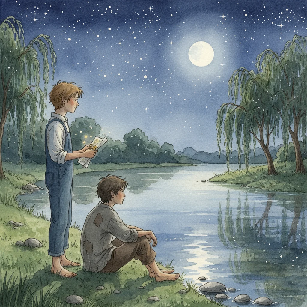 Illustration for: Moonlit Night