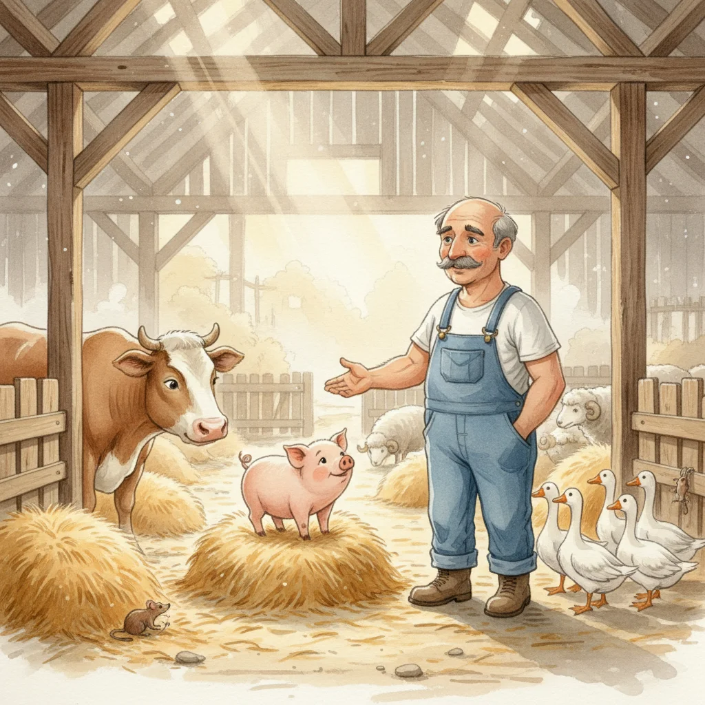 Illustration for: Barnyard Welcome