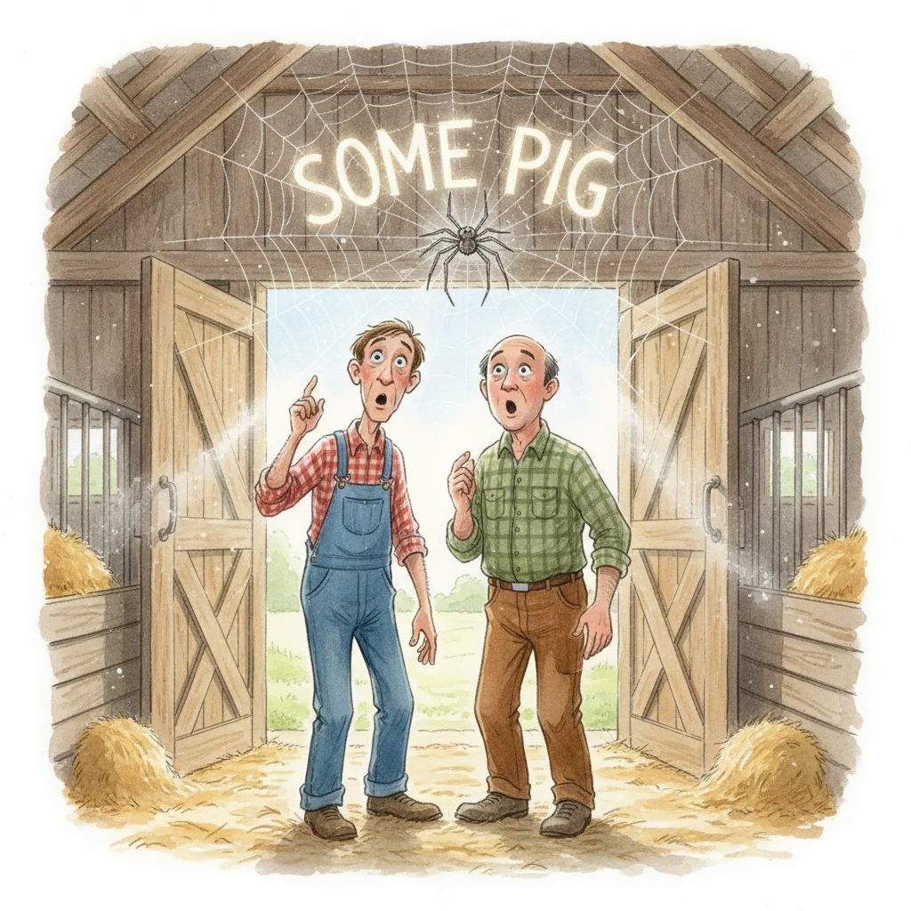 Illustration for: The First Message: SOME PIG