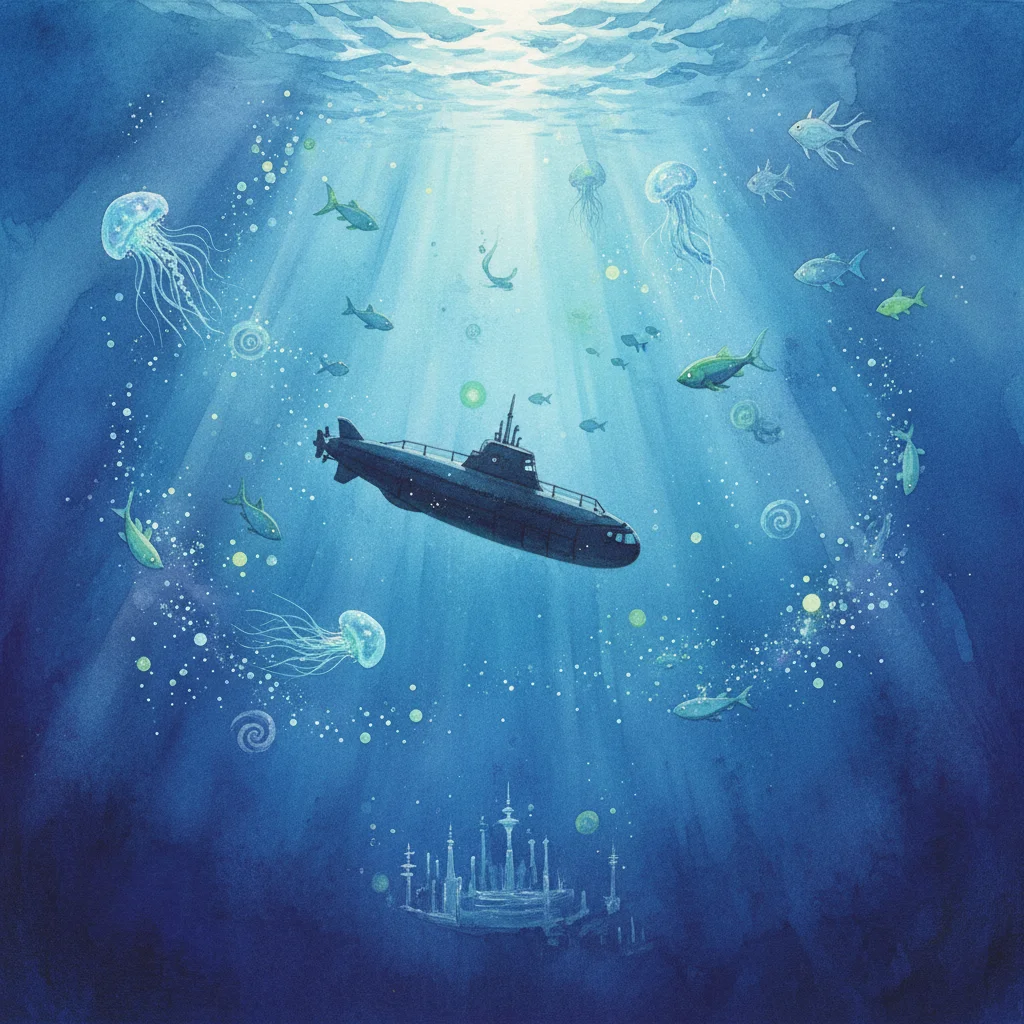 Illustration for: Twenty Thousand Leagues Begin