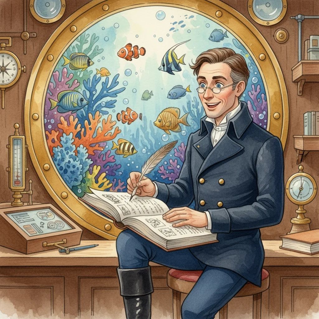 Illustration for: Schools of Exotic Fish