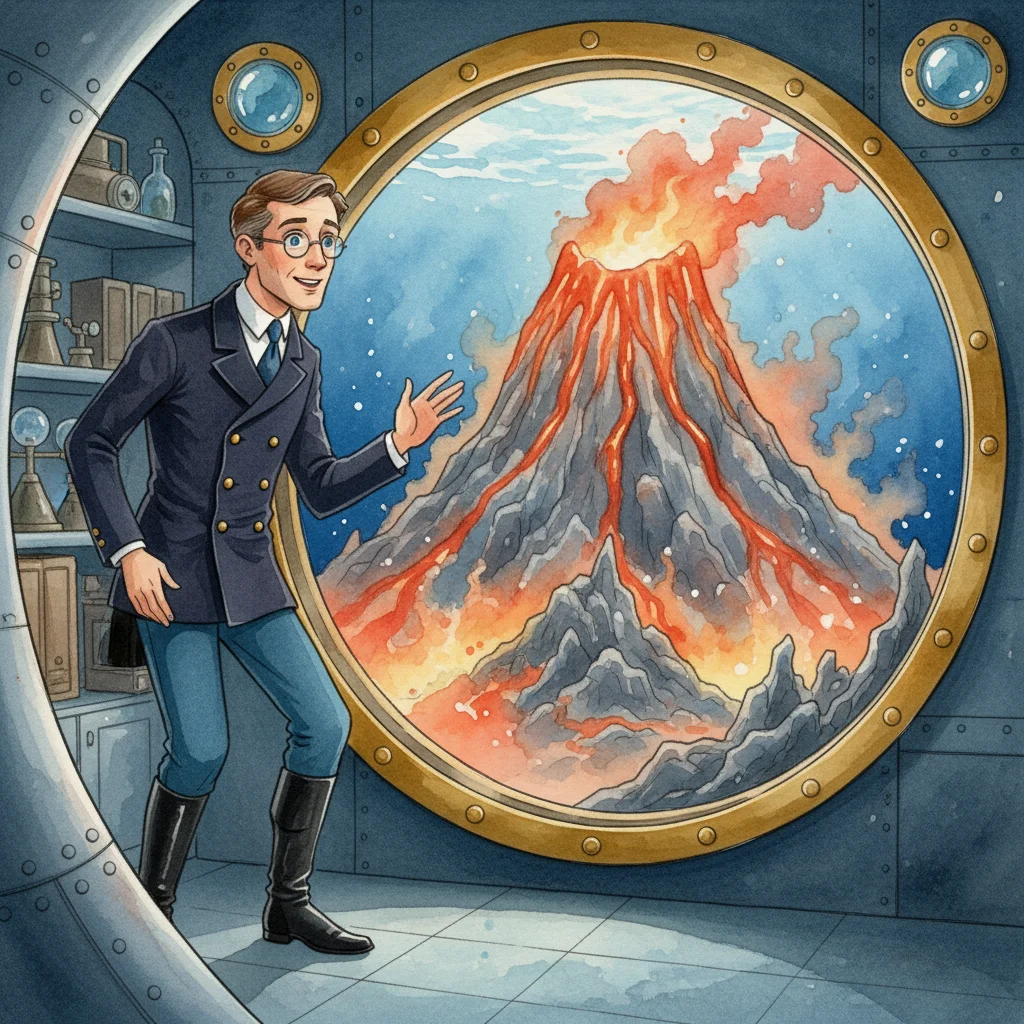 Illustration for: Underwater Volcano