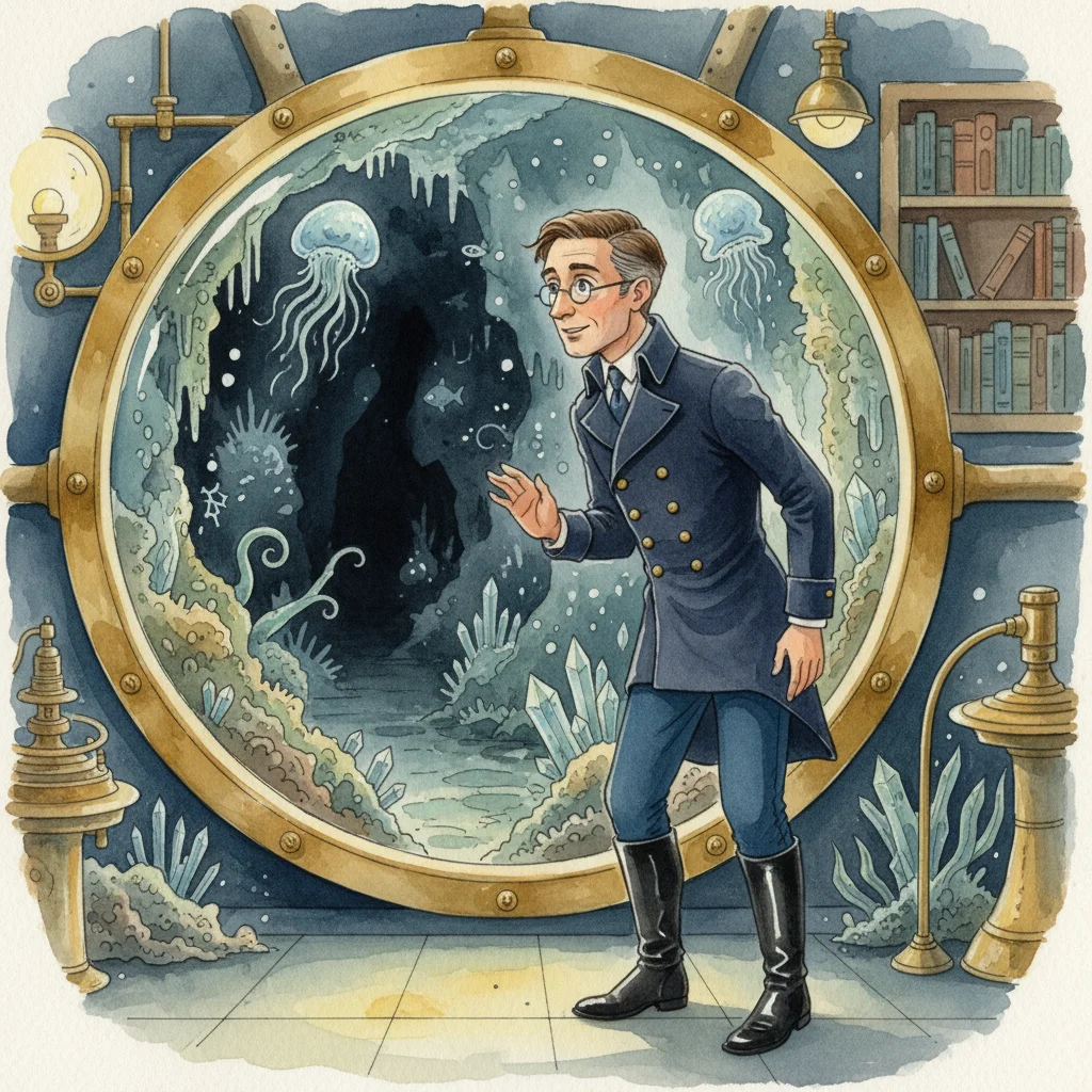 Illustration for: Underwater Caves