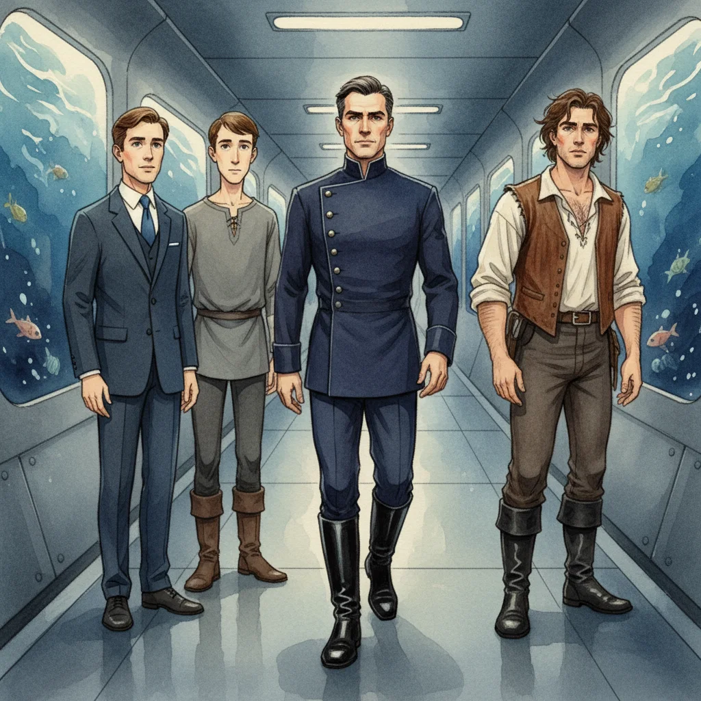 Illustration for: Captain Nemo's Silent Arrival