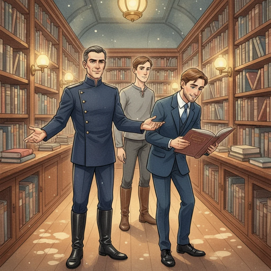 Illustration for: The Nautilus's Grand Library