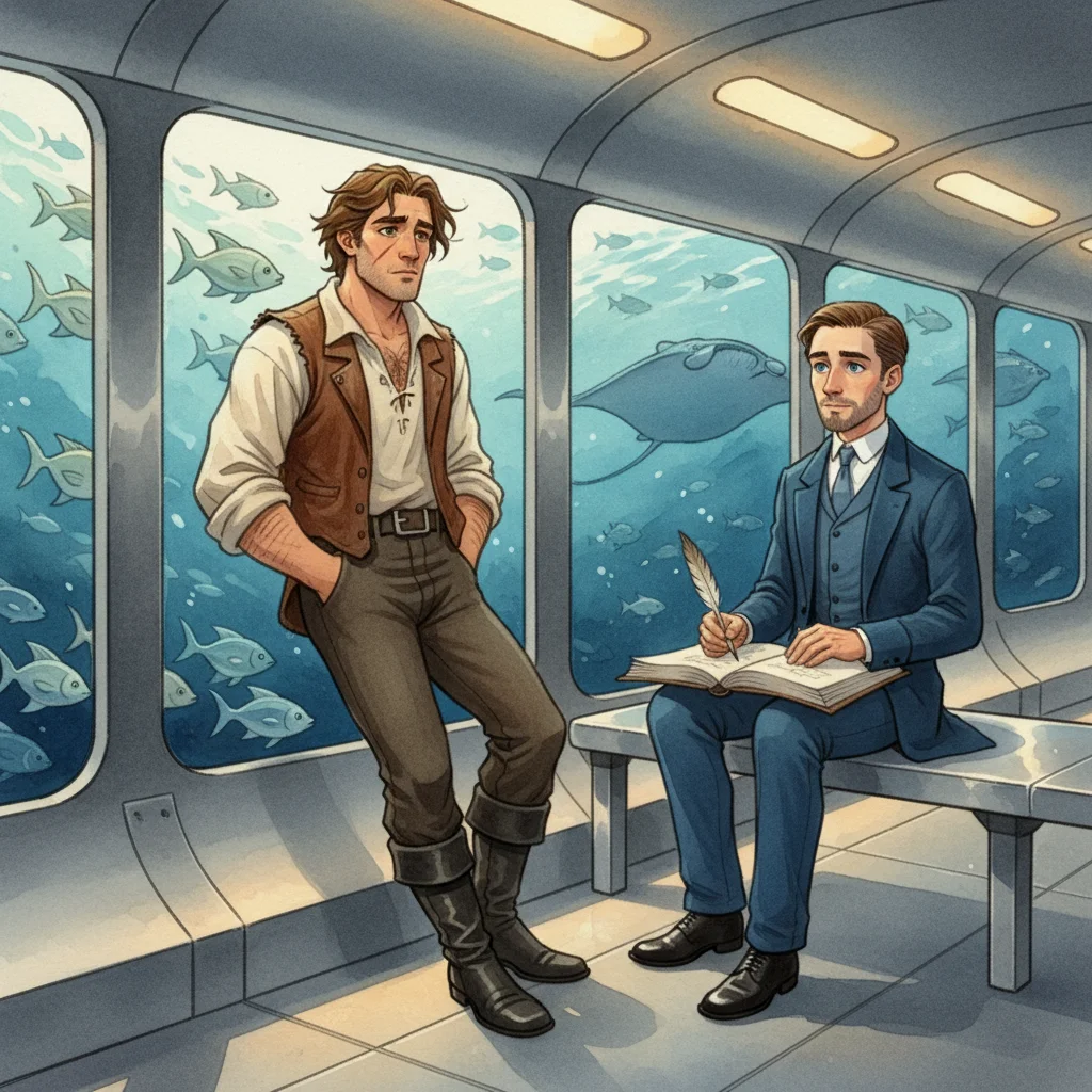 Illustration for: Ned Land's Longing