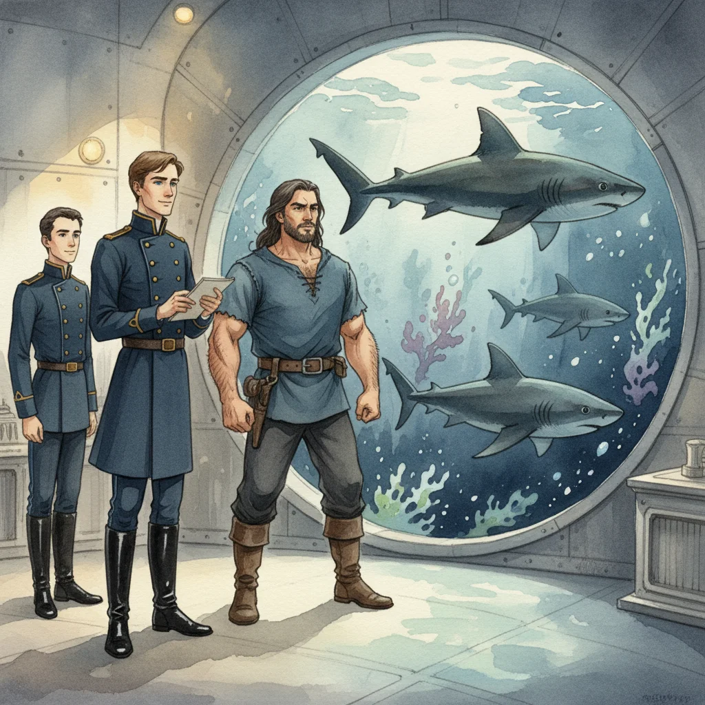 Illustration for: School of Sharks